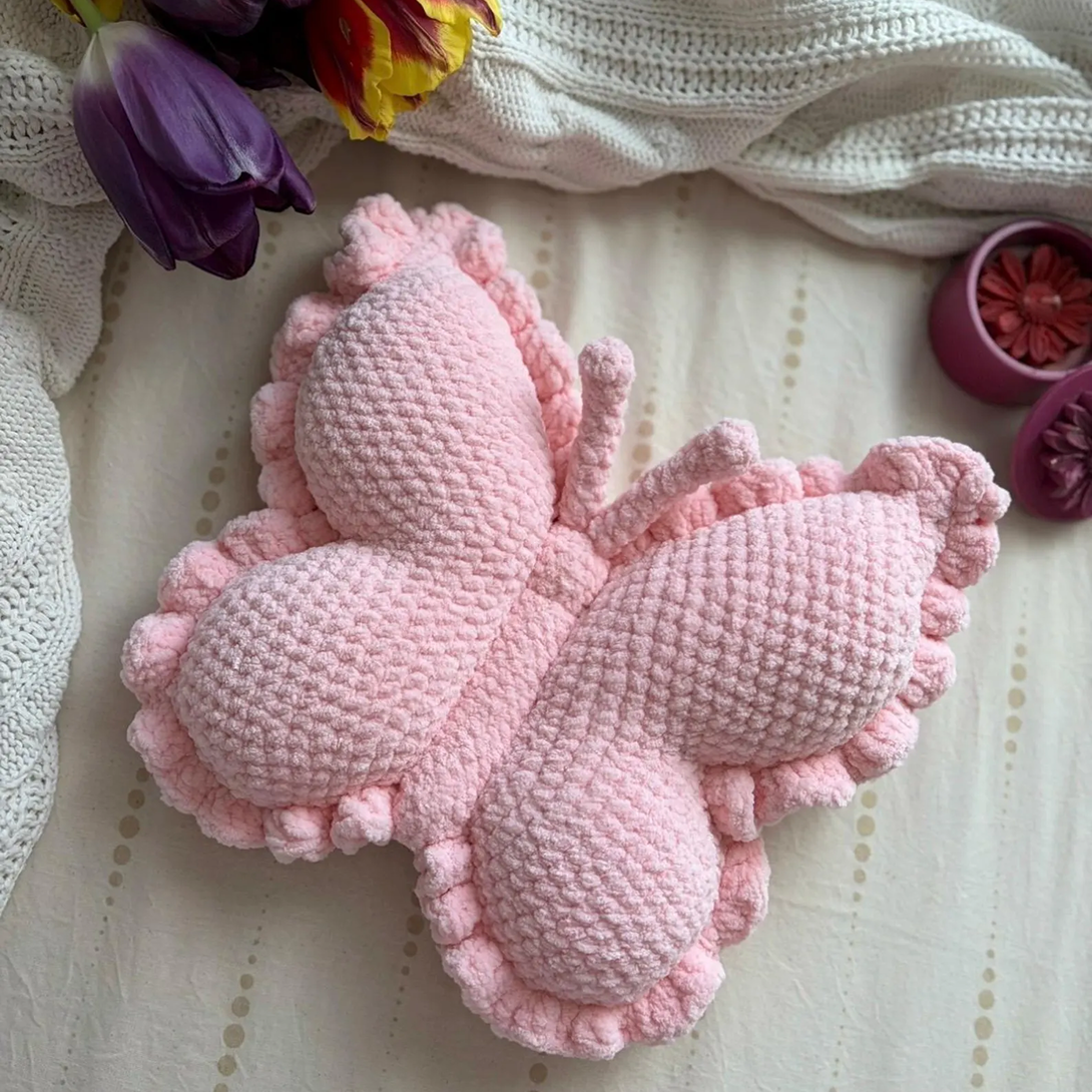 Crochet Butterfly Pillow Pattern