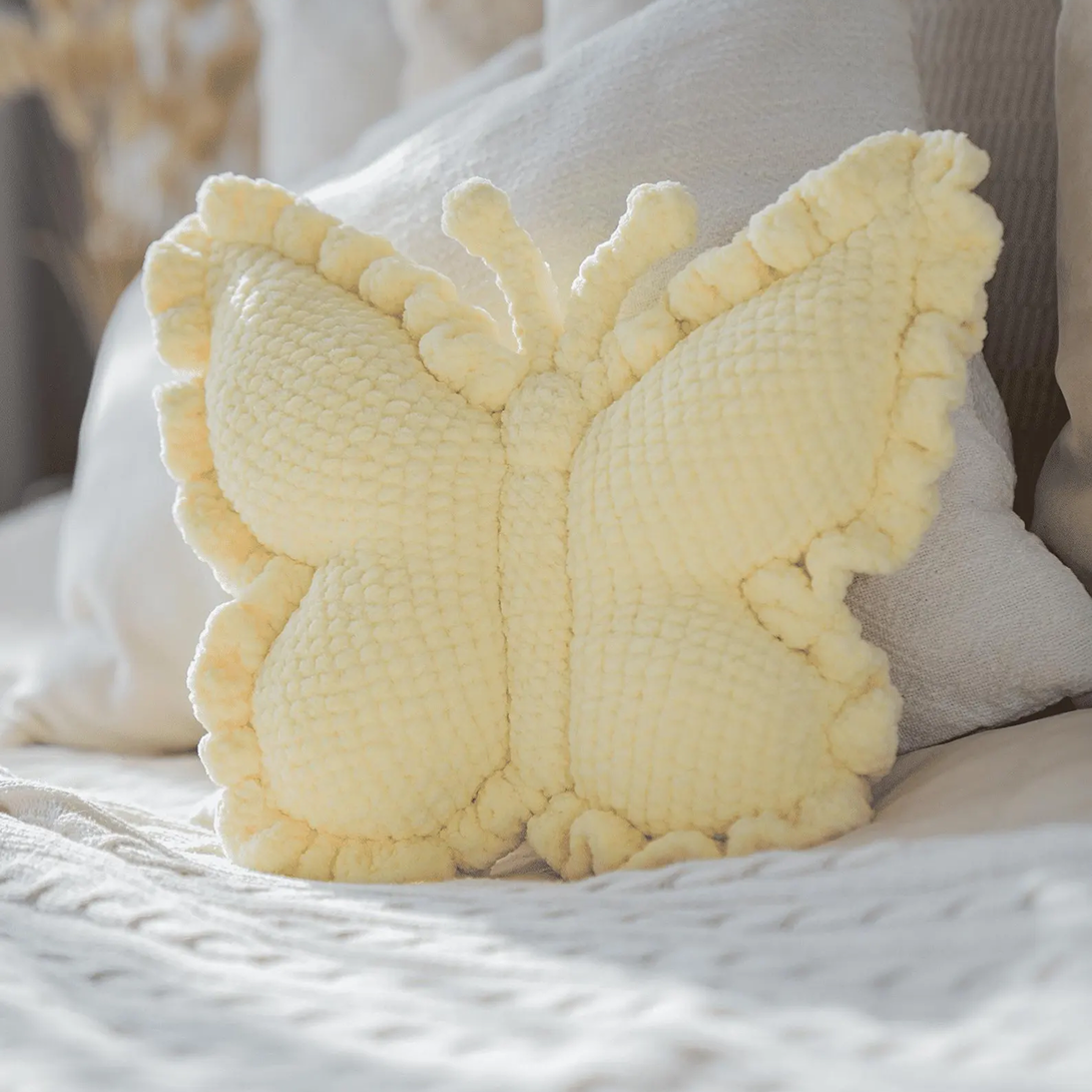 Crochet Butterfly Pillow Pattern