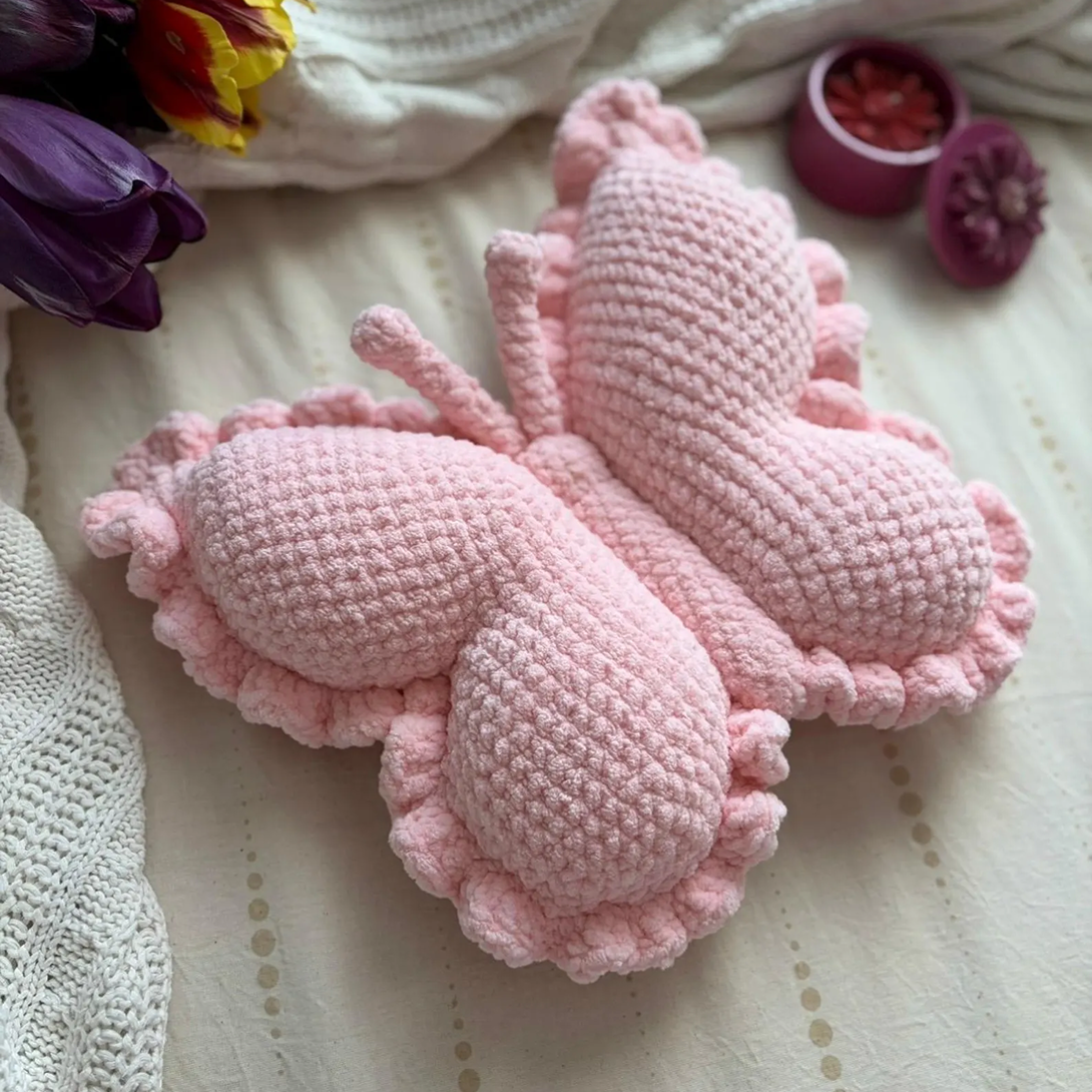 Crochet Butterfly Pillow Pattern
